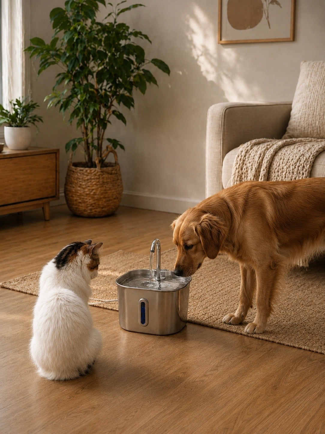 Fontaine à eau pour chats et chiens